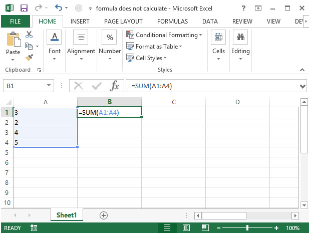 Formula Does Not Calculate In Microsoft Excel Tips 20400 Hot Sex Picture