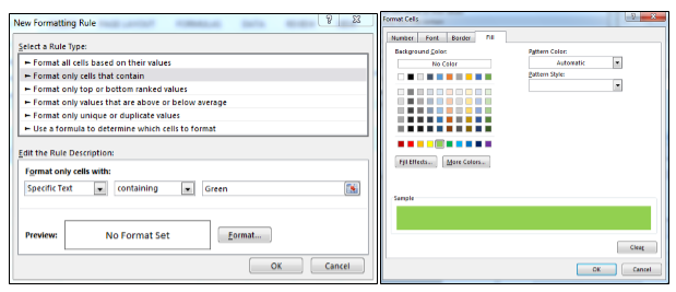 Create Drop Down List In Excel With Color Microsoft Excel Tips From 