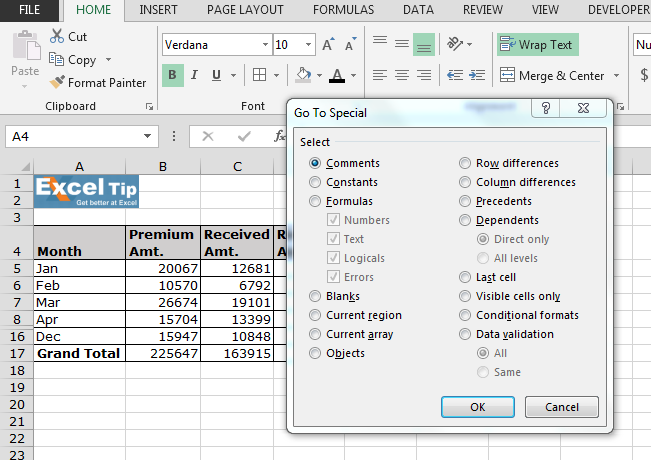 Copy Visible Cells Only Microsoft Excel Tips From Excel Tip 