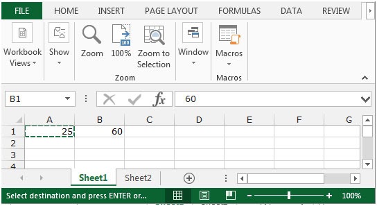 Adding Subtracting Multiplying And Dividing Without Using Formulas In Microsoft Excel 7937