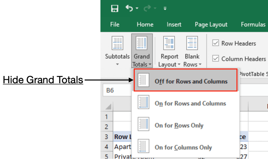  How To Remove Totals From Pivot Table Columns Brokeasshome