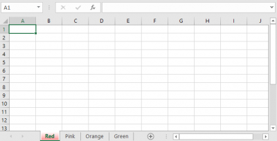 How to Color Sheet Tabs in Excel