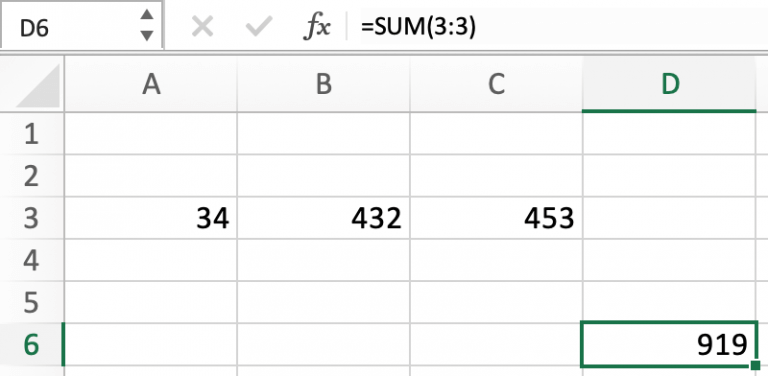 How to Sum values in vertical and horizontal ranges in Excel