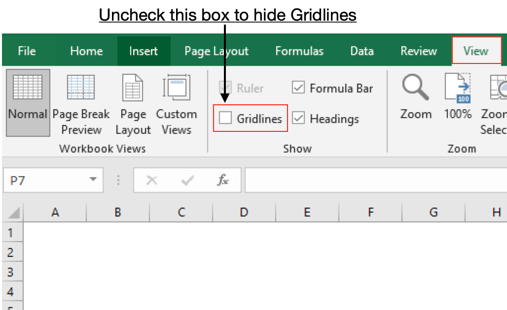 how-to-hide-gridlines-in-excel