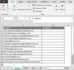 Excel Formula To Extract The First Word In A Cell