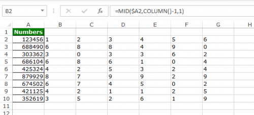 Separating a Number Into Digits