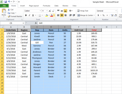 How to Select Entire Column in Excel or Row Using Keyboard Shortcuts