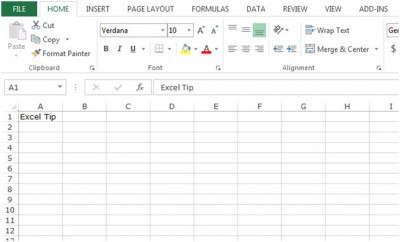 Preventing Moving to the Next Cell after Typing in Microsoft Excel 2010