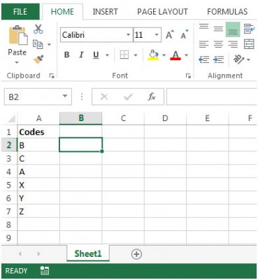 Find the Alphabetically Lowest Letter in a List in Microsoft Excel 2010