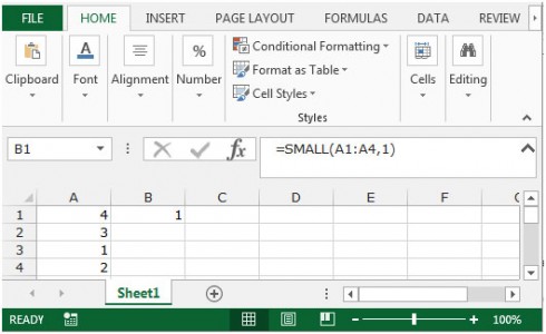 How to find the minimum value in range while ignoring 0 value in ...