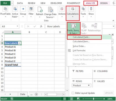 Adding a Running Balance Calculation Column in Microsoft Excel 2010