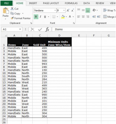 Find the minimum numerical value in a list based on a criteria in Excel ...