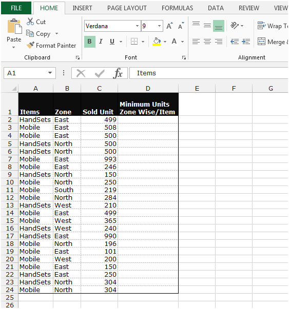 Find The Minimum Numerical Value In A List Based On A Criteria In Excel 