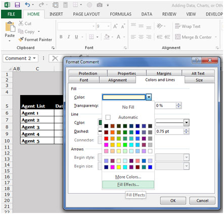 Adding Data, Charts or Other Information to a Cell Comment in Microsoft ...