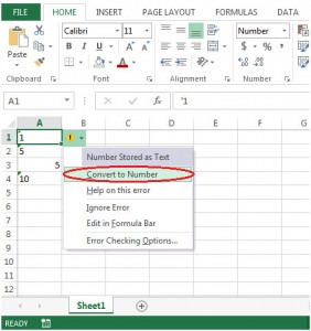 Removing Hidden Apostrophes from Imported Numbers in Microsoft Excel 2010