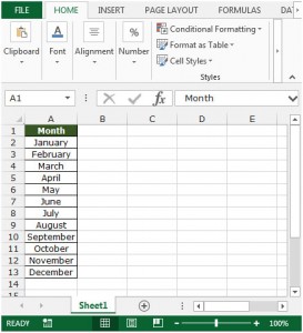 Get the value of the last non blank cell in a column in Microsoft Excel