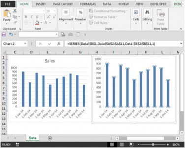 Copying A Series From One Chart To Another In Microsoft Excel