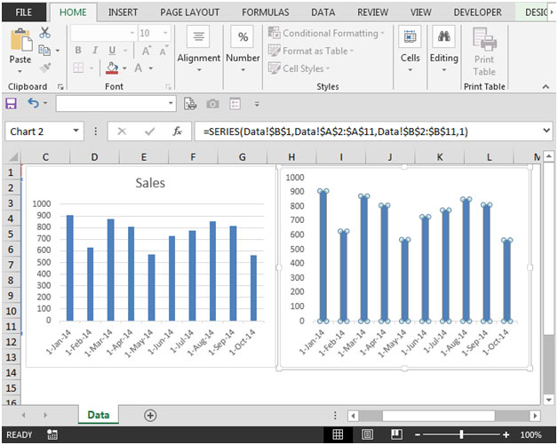 Copying A Series From One Chart To Another In Microsoft Excel