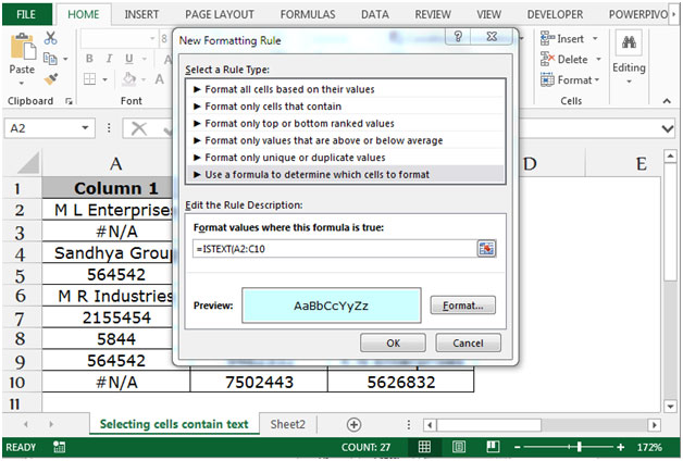 text-only-in-excel-cell