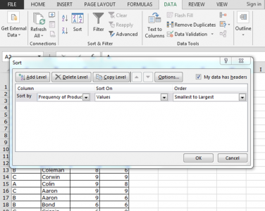 Sorting Numbers Based on their Frequency within a List