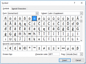 How to Show or Insert Division Symbol in Cell in Excel?