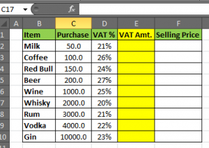 How to Calculate VAT in Excel | VAT Formula | Calculating Tax in Excel