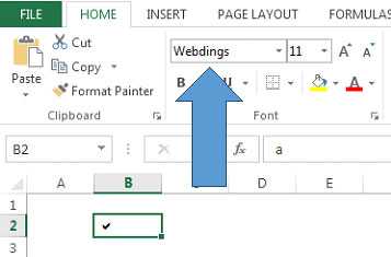 How do I Insert a Check Mark in Excel 2010 | Tips