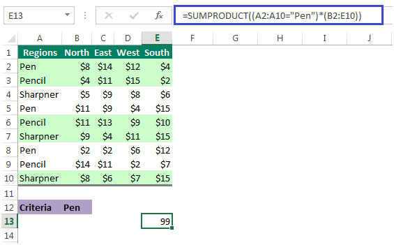  How Do I Sum Multiple Columns In Excel Based On Multiple Criteria 