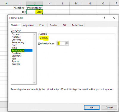 How to do Percent Change Formula in Microsoft Excel