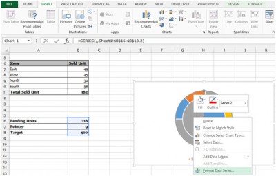 Gauge Chart in Microsoft Excel