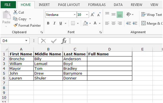 Concatenate Formula in Microsoft Excel | Tips