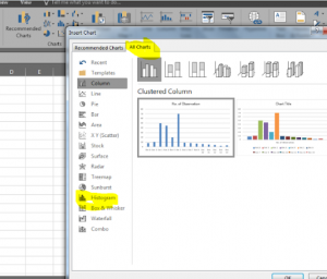 How to use the Pareto Chart and Analysis In Microsoft Excel