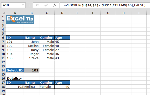 How to retrieve the entire row of a matched value | Microsoft Excel ...