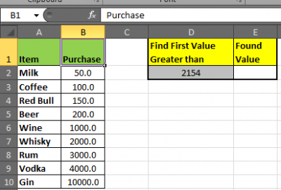 Retrieving the first value in a list that is greater / smaller than a ...