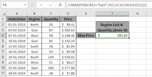 How To Find Cell with The Maximum Value In A Column In Microsoft Excel