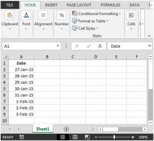 Evaluate Day Of The Week Using Format Cells In Microsoft Excel