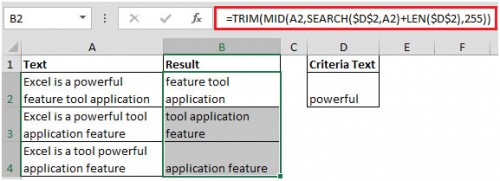 Extract A Word From A String In Excel