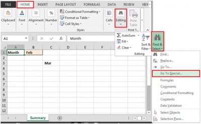 Find All Cells that have Data Validation in Microsoft Excel 2010