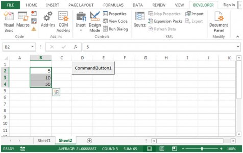 ActiveX Controls in Microsoft Excel