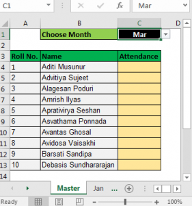 Select From Drop Down And Pull Data From Different Sheet in Microsoft Excel