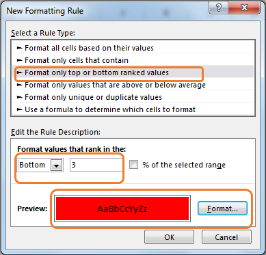 Highlight the Top Sales through Conditional Formatting