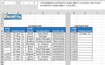 How to Use ISERROR Function in Excel