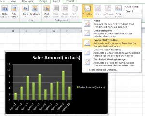how to add trend lines in excel 2016