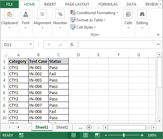 Count Cells Through Excel VBA