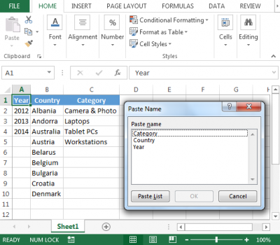 Function Keys Shortcut In Microsoft Excel