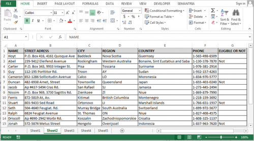 How to Extract Record with Not Criteria through VBA