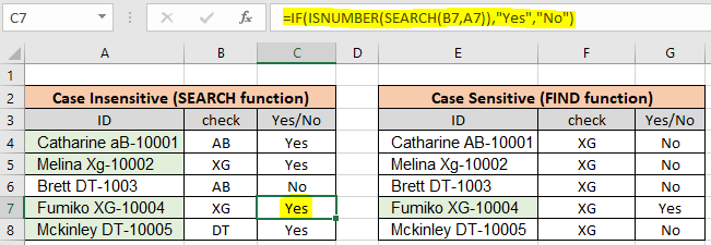 How To Check If Cell Contains Specific Text In Excel