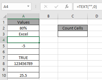 How to Use COUNTA Function in Excel