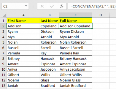 how to merge 2 cells in excel and keep the data