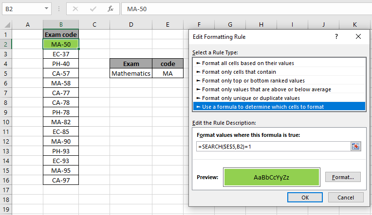 Excel Conditional Formatting Based On A Formula Youtube Riset